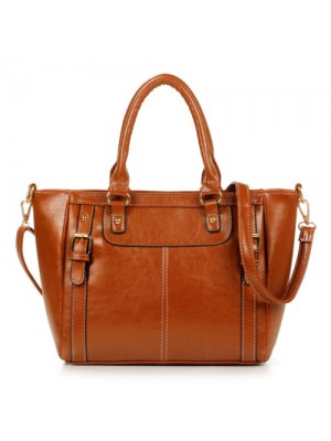 PU Leather Handbag Satchel Shoulder Messenger Bag