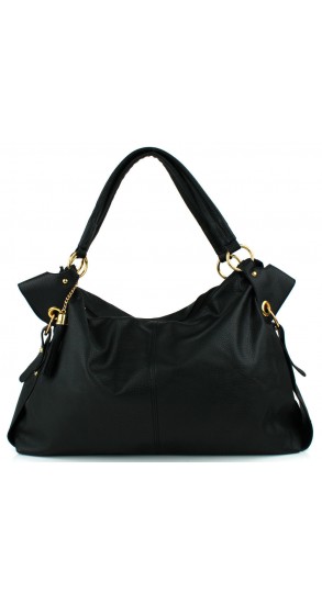 Hobo Shoulder Bag with Tassel 