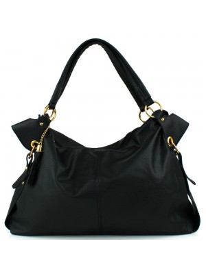 Hobo Shoulder Bag with Tassel 