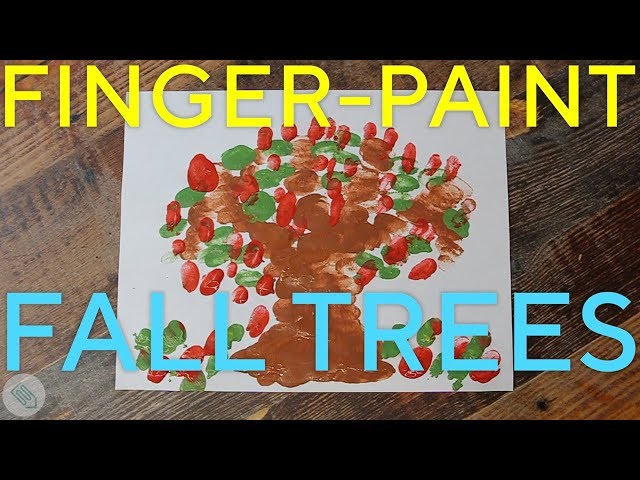 Fingerprint Fall Trees!