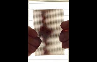 Moiré Illusion Cards #shorts